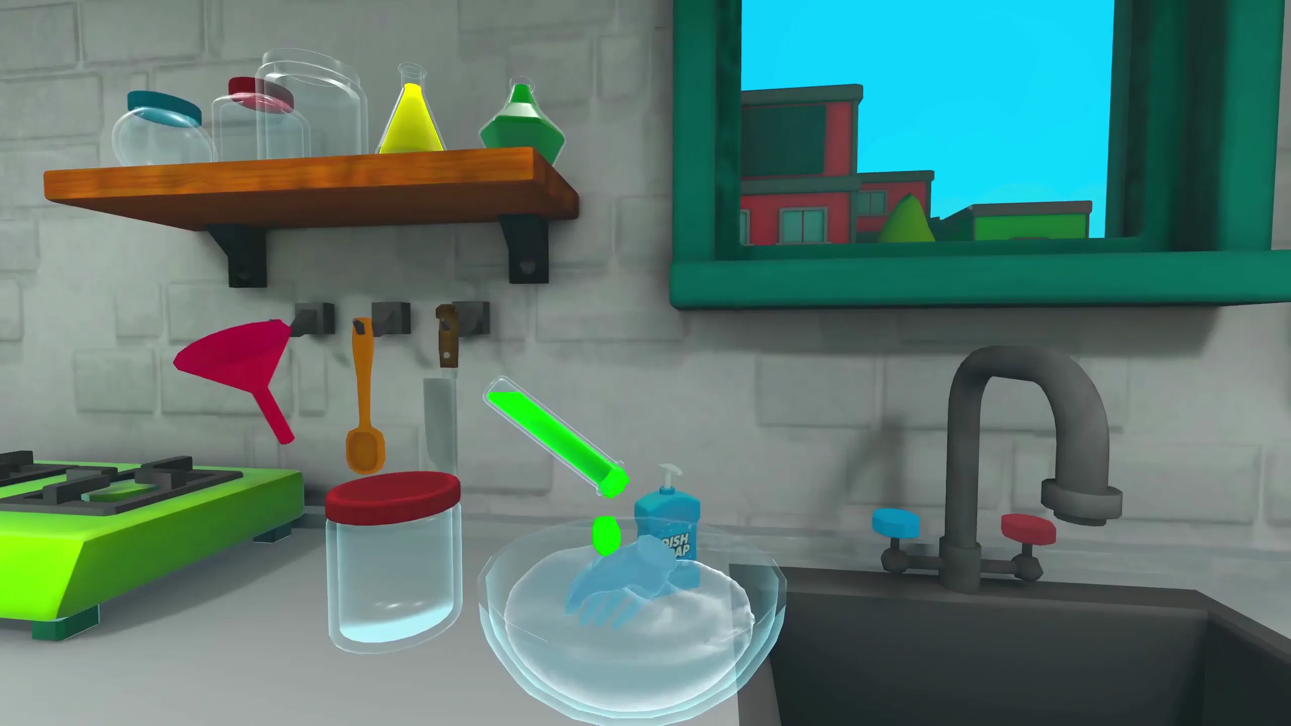 Slime being created