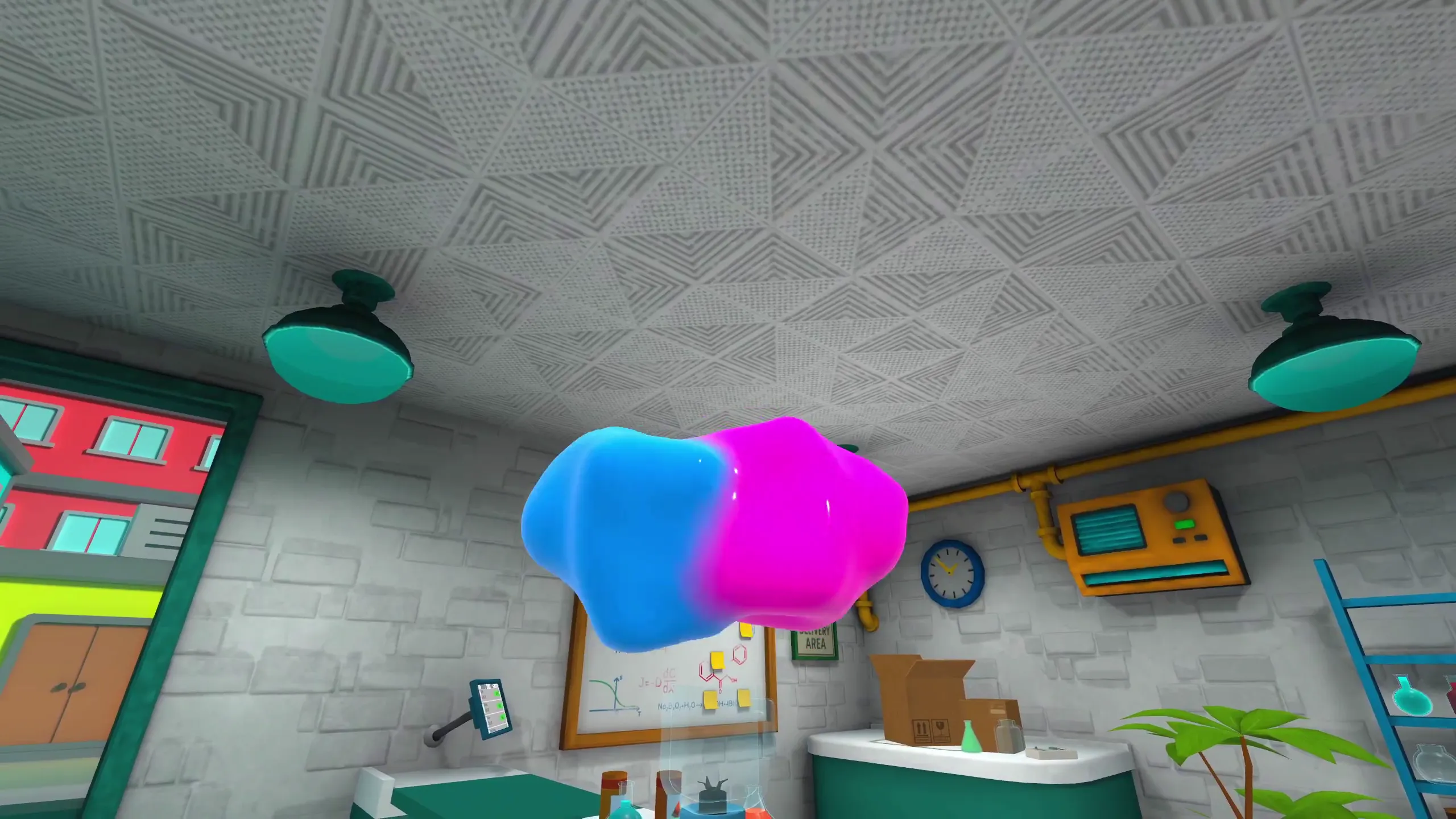 Slime being merged